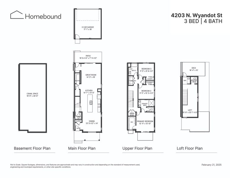 2D floor plan layout of this home in , Denver, CO (Image 2). 2D floor plan layout of this home in , Denver, CO (Image 2).
