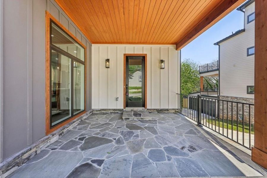 Exterior details and patio area of a home in , Atlanta (Image 30). Exterior details and patio area of a home in , Atlanta (Image 30).