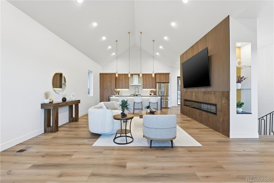 Furnished interior view inside a new home in , Idaho Springs (Image 31). Furnished interior view inside a new home in , Idaho Springs (Image 31).