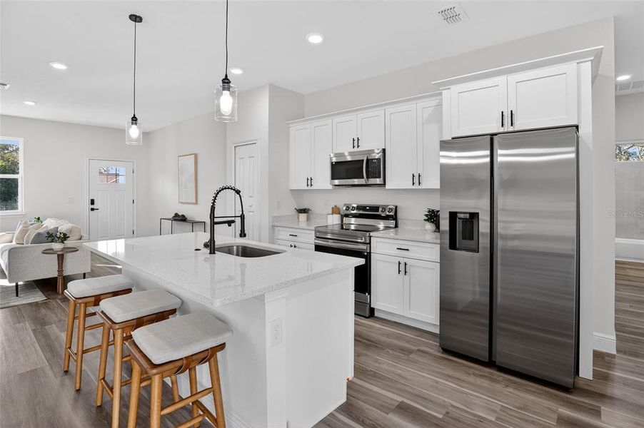 Furnished interior view inside a new home in , Citrus Springs (Image 5).