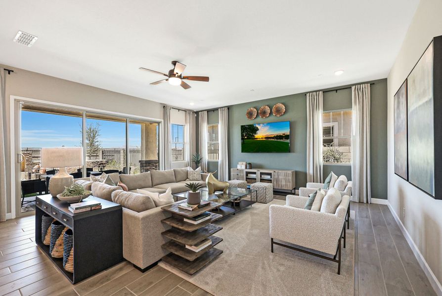 Representative furnished interior of a home built from the Kelly by Mattamy Homes in Empire Pointe, Queen Creek (Image 16).