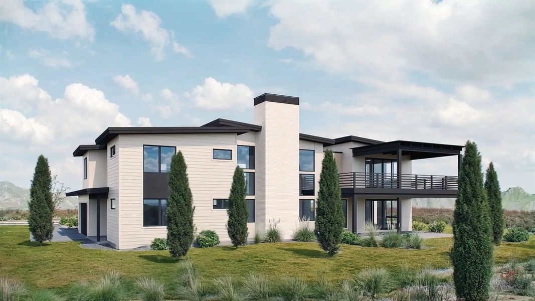 Representative exterior details of a home built from the Maple by Work Shop Colorado in Signature at Crystal Valley, Castle Rock (Image 2).