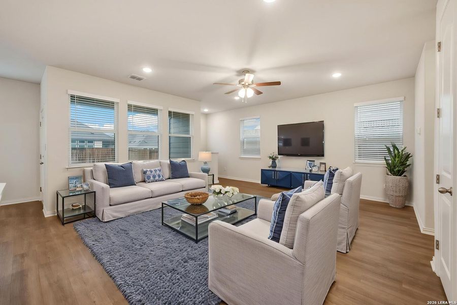 Furnished interior view inside a new home in Veramendi, New Braunfels (Image 8).
