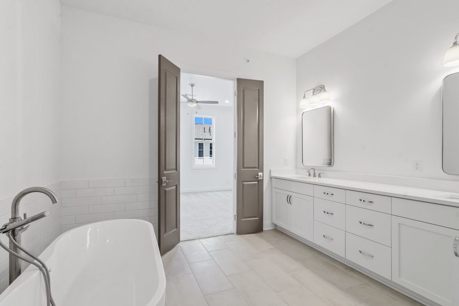 Representative furnished interior of a home built from the The Cascade II by The Providence Group in Waterside Condos, Peachtree Corners (Image 8).