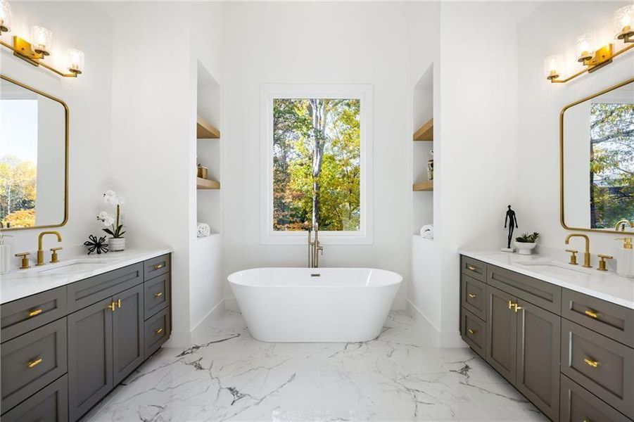 Furnished interior view inside a new home in , Chamblee (Image 28).