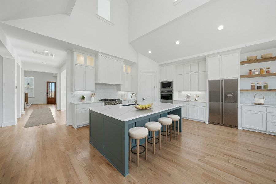 Furnished interior view inside a new home in Park Place - 80' Lots, Prosper (Image 17). Furnished interior view inside a new home in Park Place - 80' Lots, Prosper (Image 17).