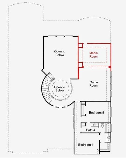 2D floor plan layout of this home in Dunham Pointe, Cypress, TX (Image 3). 2D floor plan layout of this home in Dunham Pointe, Cypress, TX (Image 3).