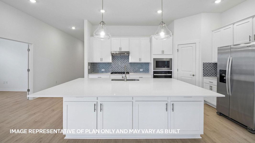 Furnished interior view inside a new home in Rosenbusch Ranch, Leander (Image 5).