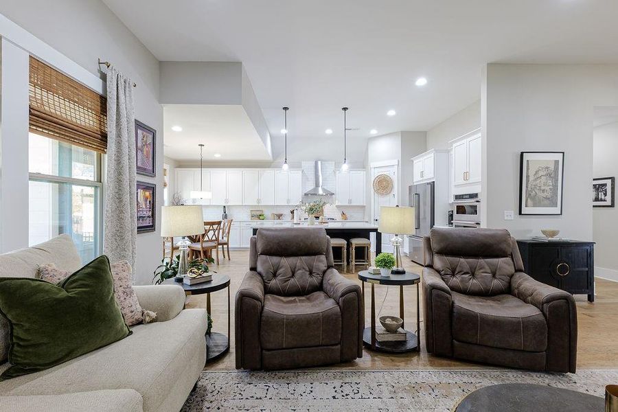Furnished interior view inside a new home in Soleil Belmont Park, Canton (Image 26).