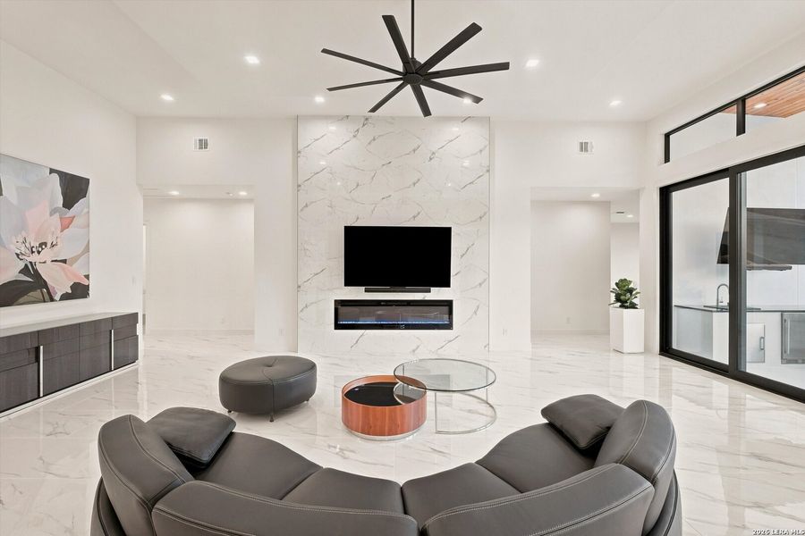 Furnished interior view inside a new home in , San Antonio (Image 56).