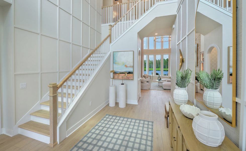Furnished interior view inside a new home in Weslyn Park at Sunbridge, St. Cloud (Image 24).