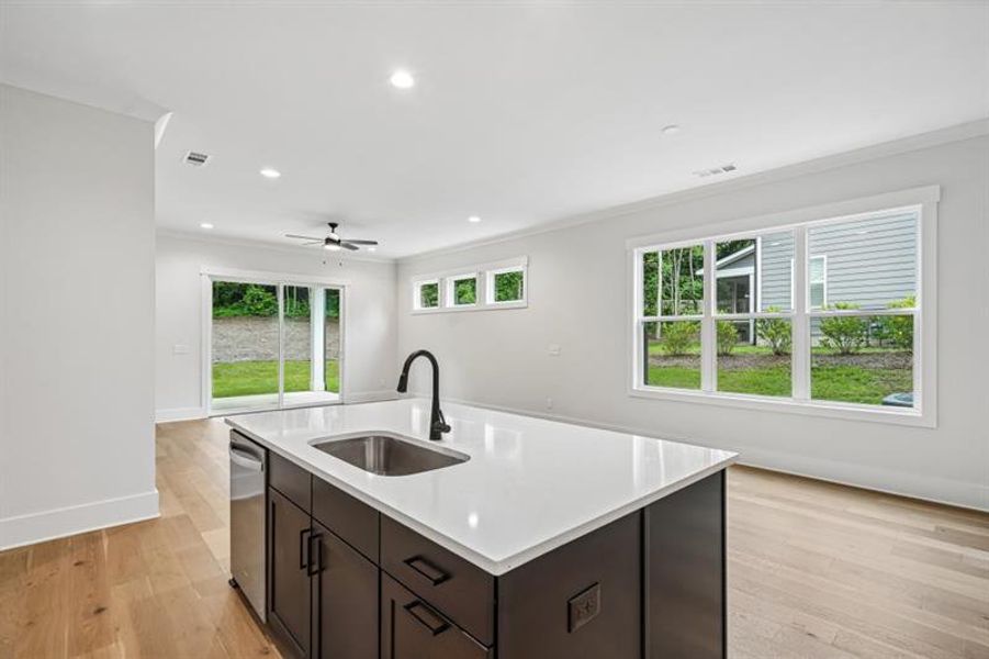 Furnished interior view inside a new home in Arden on Lanier, Cumming (Image 13).