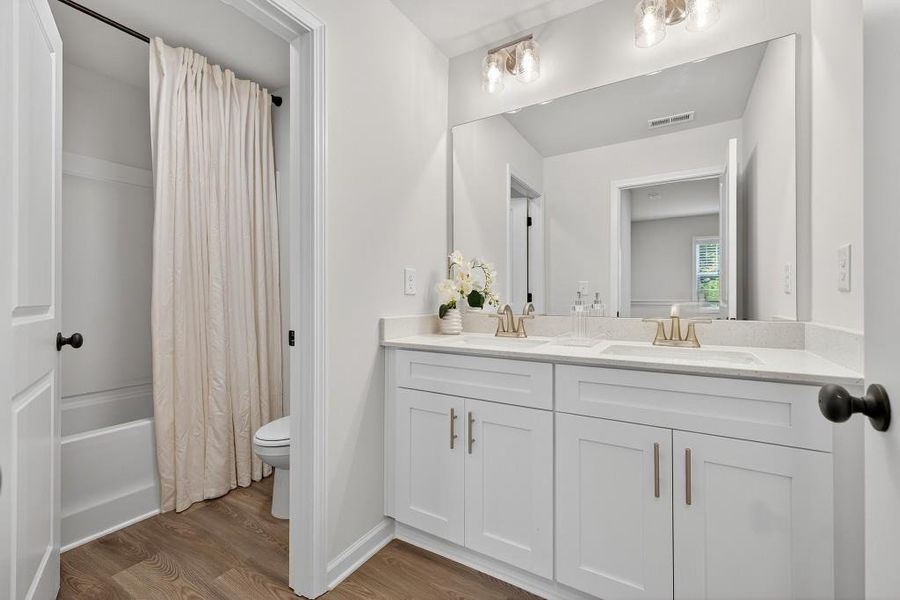 Furnished interior view inside a new home in Medlock Park, Austell (Image 31).