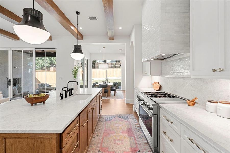 Furnished interior view inside a new home in , Dallas (Image 19).