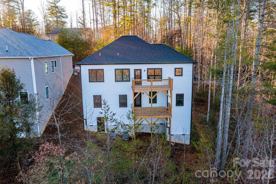 Exterior details and patio area of a home in , Lenoir (Image 23).