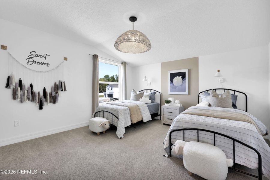 Furnished interior view inside a new home in , Jacksonville (Image 25).