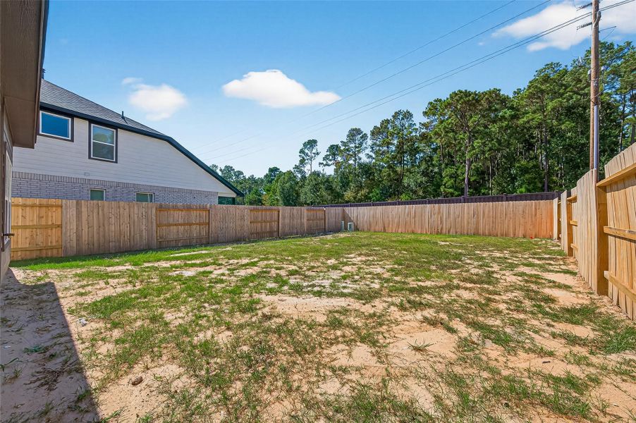 Exterior details and patio area of a home in Mill Creek Trails, Magnolia (Image 2).