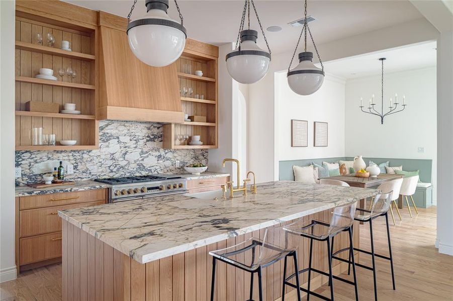 Furnished interior view inside a new home in , Dallas (Image 15).