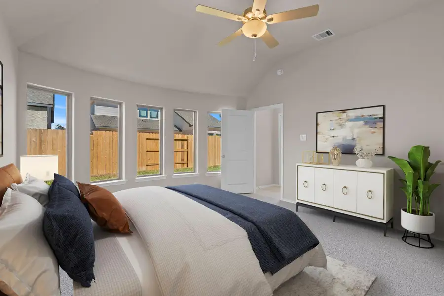 Furnished interior view inside a new home in Grand Central Park, Conroe (Image 9). Furnished interior view inside a new home in Grand Central Park, Conroe (Image 9).