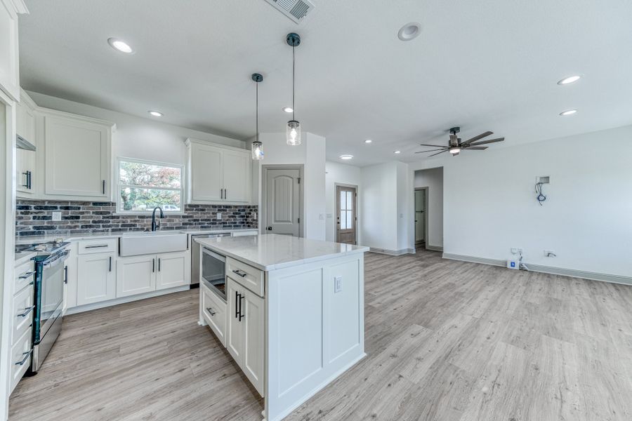 Representative furnished interior of a home built from the Lucas by Zeal Home Builders in Echo Grove, Poolville (Image 75).