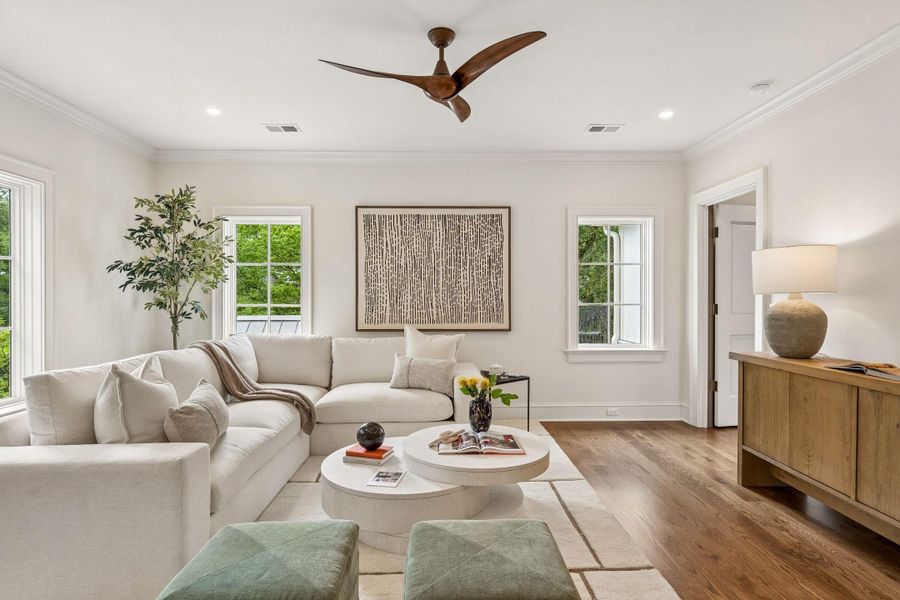 Furnished interior view inside a new home in , Mount Pleasant (Image 47).