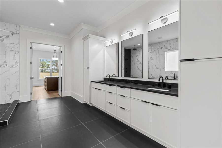 Furnished interior view inside a new home in , Buford (Image 6).