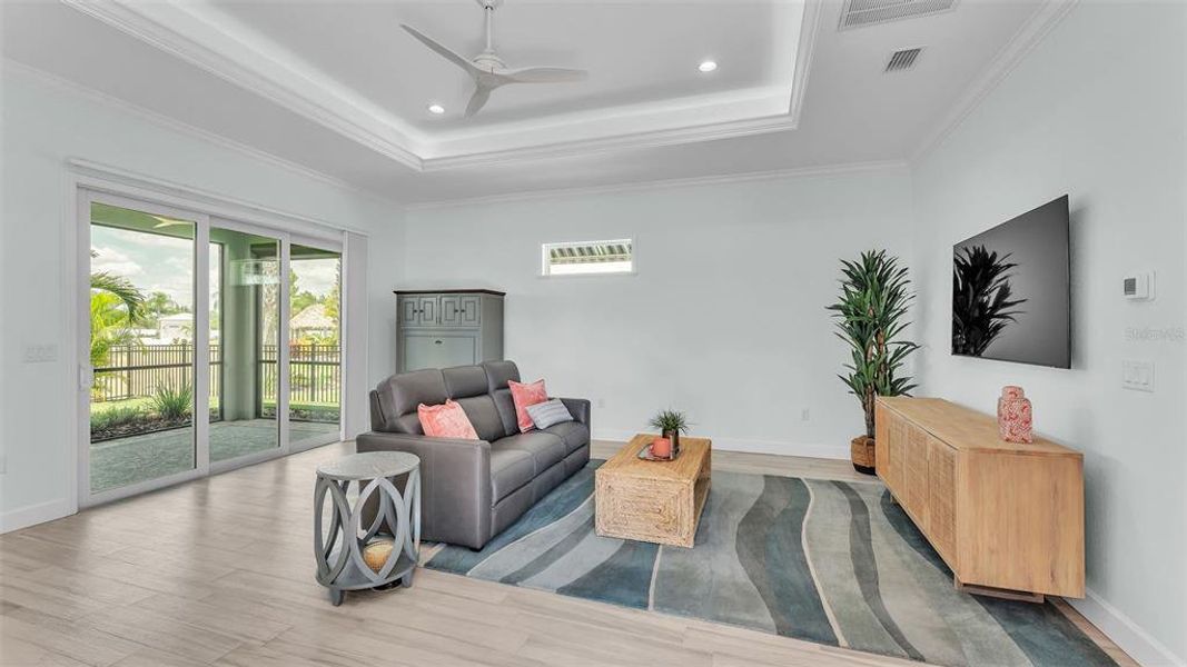 Furnished interior view inside a new home in , Polk City (Image 15).