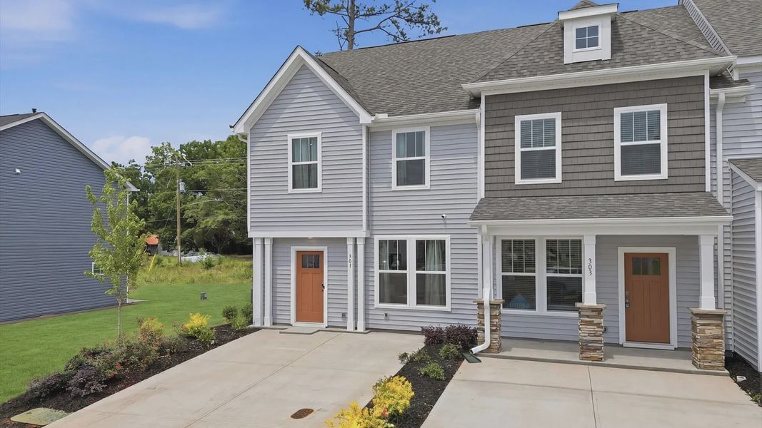 Churchill Design with tasteful exterior finishes and a thoughtfully designed façade located in Anderson, SC