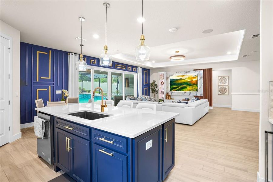 Furnished interior view inside a new home in Winding Meadows, Apopka (Image 42).