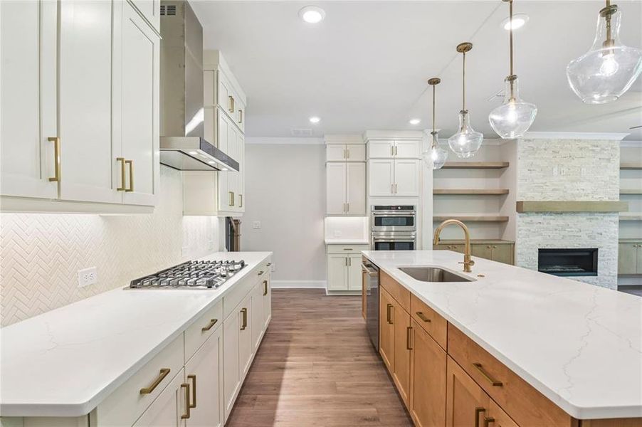 Furnished interior view inside a new home in Waterside, Peachtree Corners (Image 3).