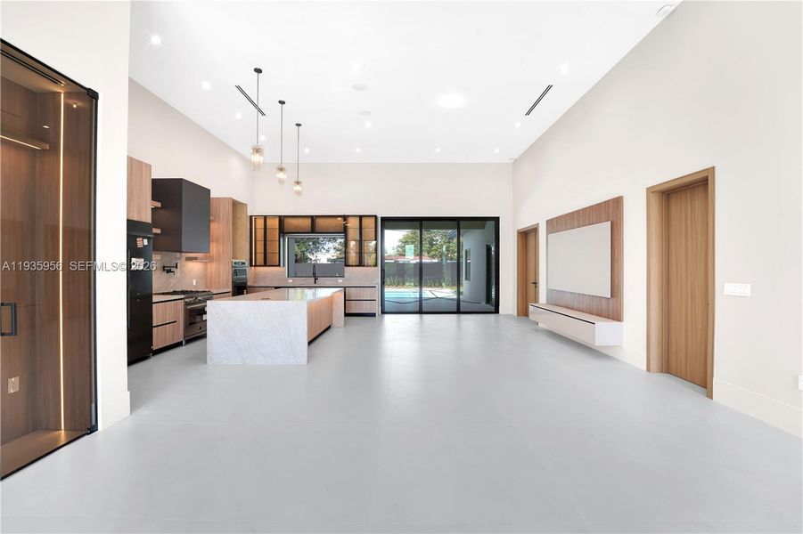 Furnished interior view inside a new home in , Miami (Image 17).