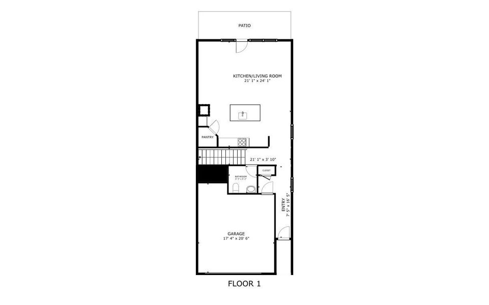 2D floor plan layout of this home in , Houston, TX (Image 4).
