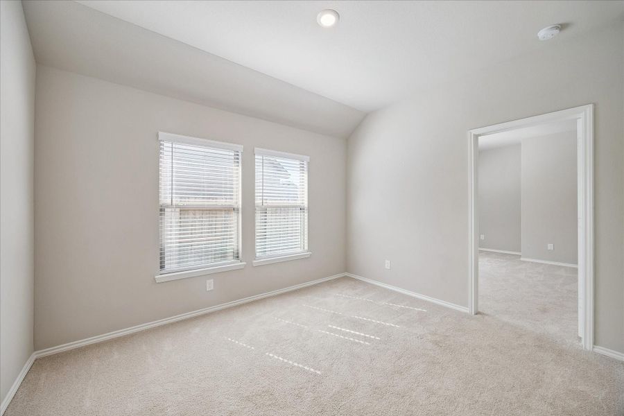The fourth bedroom also has a sitting area, which could be used as a play room, TV room or a living space for multi-generational living.