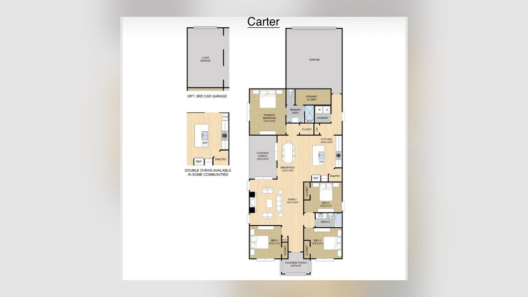 2D floor plan layout of this home in Lockwood, Collierville, TN (Image 3).