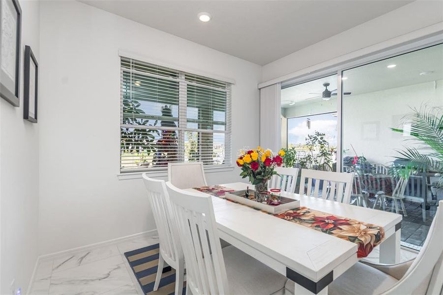 Furnished interior view inside a new home in Tohoqua Reserve, Kissimmee (Image 10).