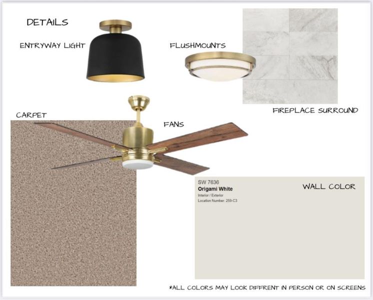 Sample of building materials used in homes in White Oak, Arlington (Image 6).