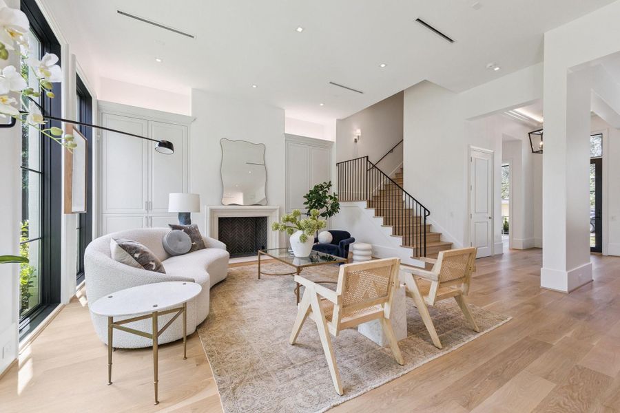 Furnished interior view inside a new home in , Houston (Image 3). Furnished interior view inside a new home in , Houston (Image 3).