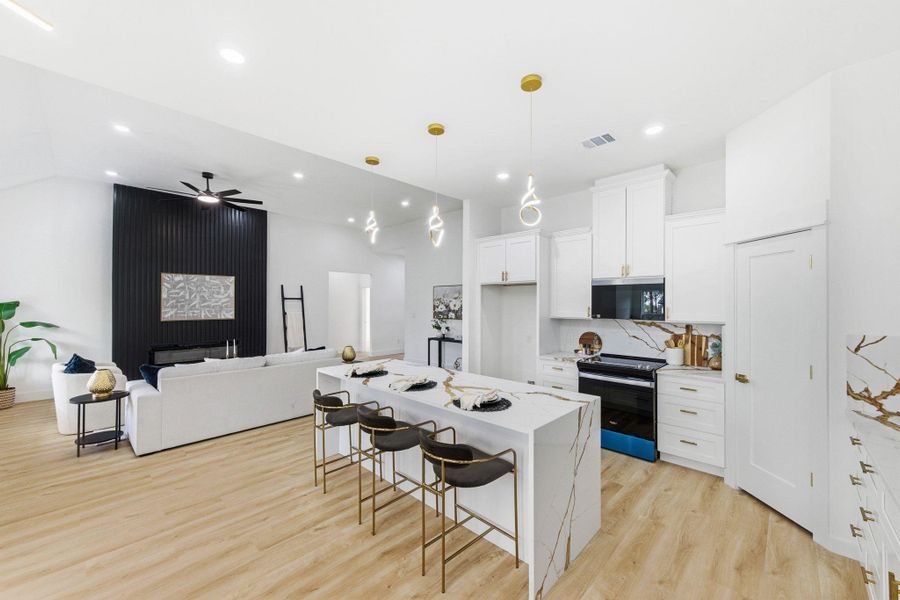 Furnished interior view inside a new home in , Bastrop (Image 11).