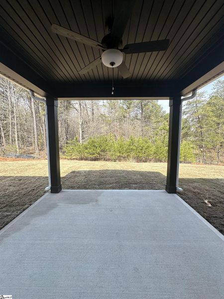 Exterior details and patio area of a home in Shiloh Trail, Wellford (Image 4).