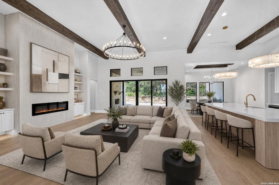 Furnished interior view inside a new home in , San Antonio (Image 7).