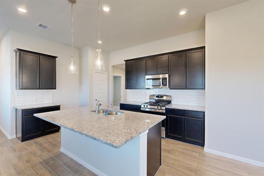 Furnished interior view inside a new home in Mobberly Farms, Pilot Point (Image 12).