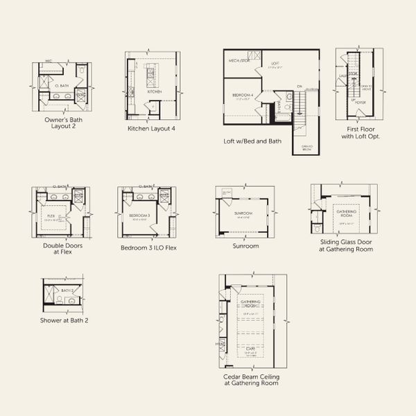 2D floor plan layout for the Hallmark by Del Webb in Sun City Texas, Georgetown, TX (Image 6). 2D floor plan layout for the Hallmark by Del Webb in Sun City Texas, Georgetown, TX (Image 6).