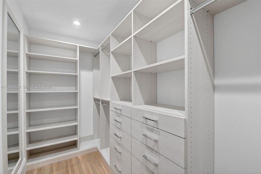 her closet