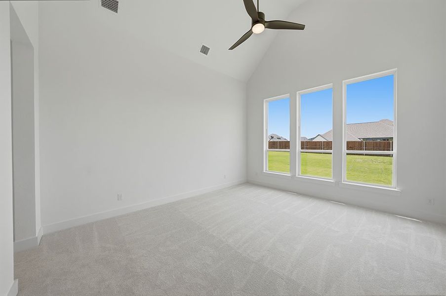 Spacious, unfurnished interior of a new home in Winding Creek, Rockwall (Image 34). Spacious, unfurnished interior of a new home in Winding Creek, Rockwall (Image 34).