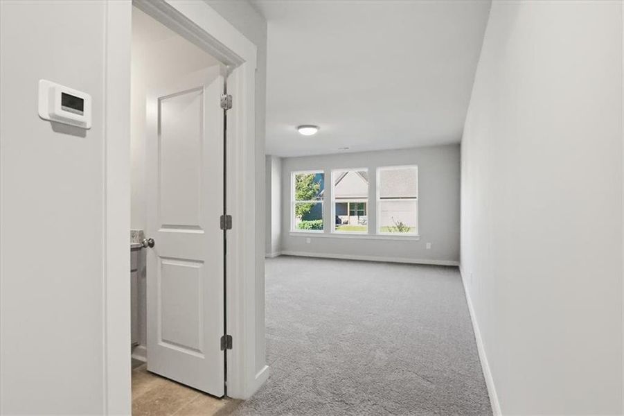 Spacious, unfurnished interior of a new home in Traditions of Braselton, Jefferson (Image 38).