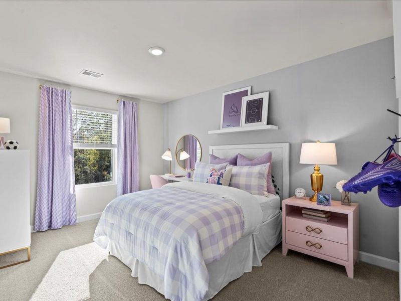 Furnished interior view inside a new home in River Glen, Angier (Image 23).