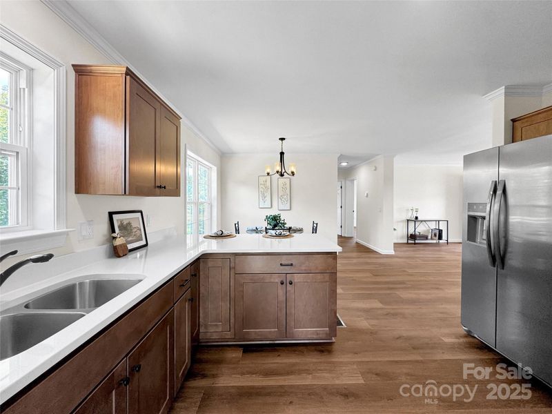 Furnished interior view inside a new home in , Canton (Image 16).