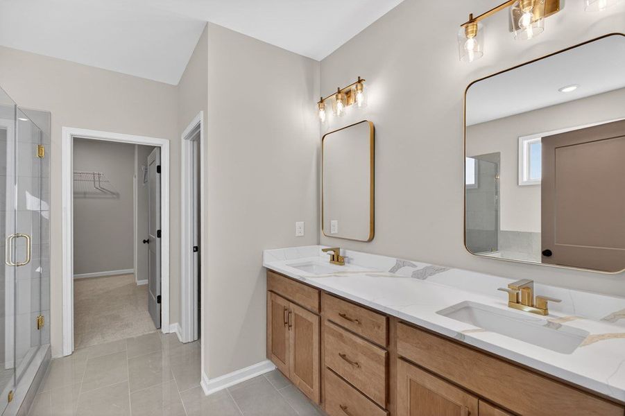 Furnished interior view inside a new home in Blackwelder Bluff, Bowdon (Image 18).