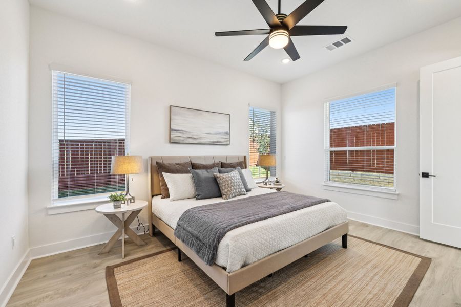 Furnished interior view inside a new home in Foxfield, Austin (Image 32).