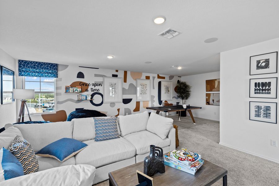 Representative furnished interior of a home built from the The Douglas E by Davidson Homes LLC in Royal Crest, San Antonio (Image 28). Representative furnished interior of a home built from the The Douglas E by Davidson Homes LLC in Royal Crest, San Antonio (Image 28).